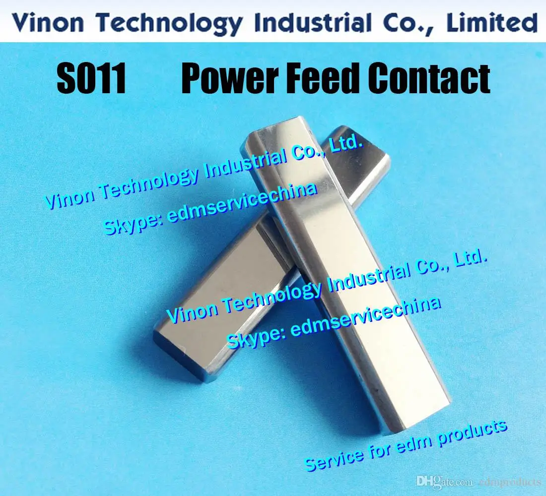 S011 3110330 Power Feed Contact (Tungsten Steel) 4.8x40x10mm, edm AD360,AG400 Conductivity Piece MWS01390A, J01118A, 3085263