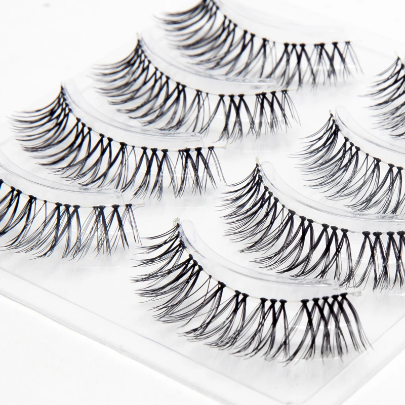 ICYCHEER 3 Pairs 3D Makeup Fake Eyelashes 3D Lashes False Eyelash Natural Long Handmade  maquiagem Clear Band