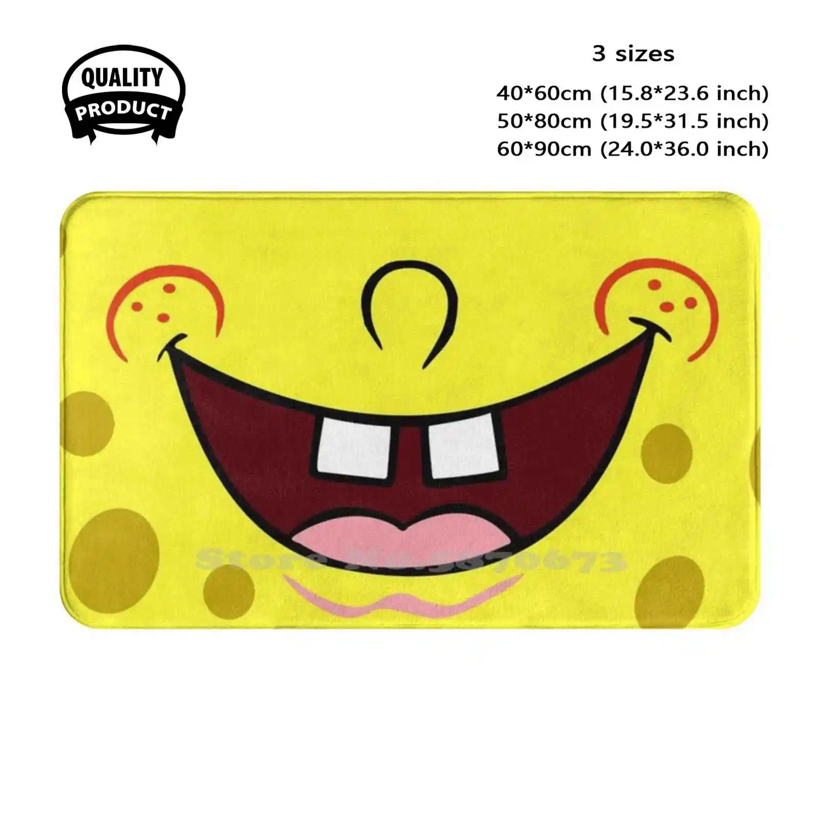 Face Mask - Soft Cushion Home Carpet Door Mat Car Rug Children Kids Face Cover Funny Social Distancing Cute Humor Cool Joke