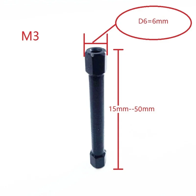 10 قطعة M3x15-100mm D6 الخارجي سداسية الألومنيوم العمود ربط عمود الألومنيوم أنبوب فاصل قضيب ل RC طائرة نموذجية قطع الغيار