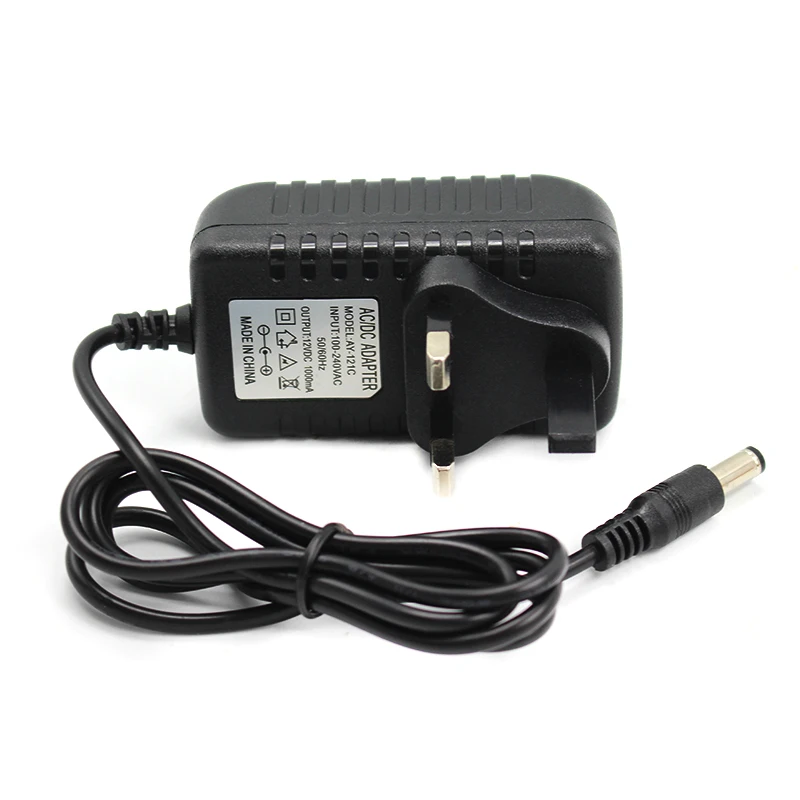 12V 1A Power Adapter UK Power Adapter Supply Charger adapter AC 110-240V DC 12V 1A