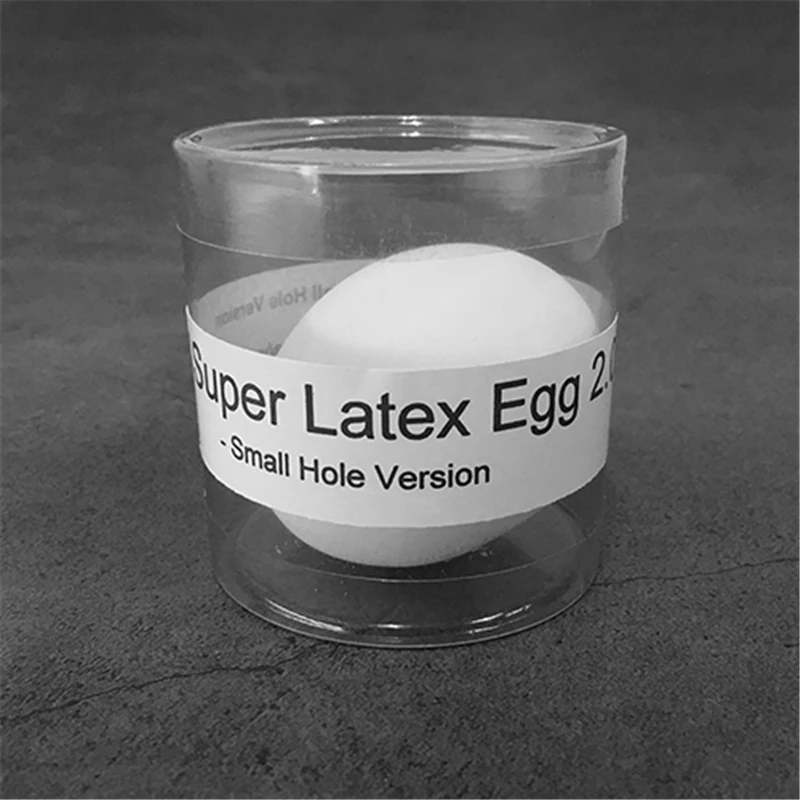 Super Latex Egg 2.0 - Small Hole Version(1pc/case) Magic Tricks Real-looking Egg Magia Stage Illusions Gimmick Accessores Funny