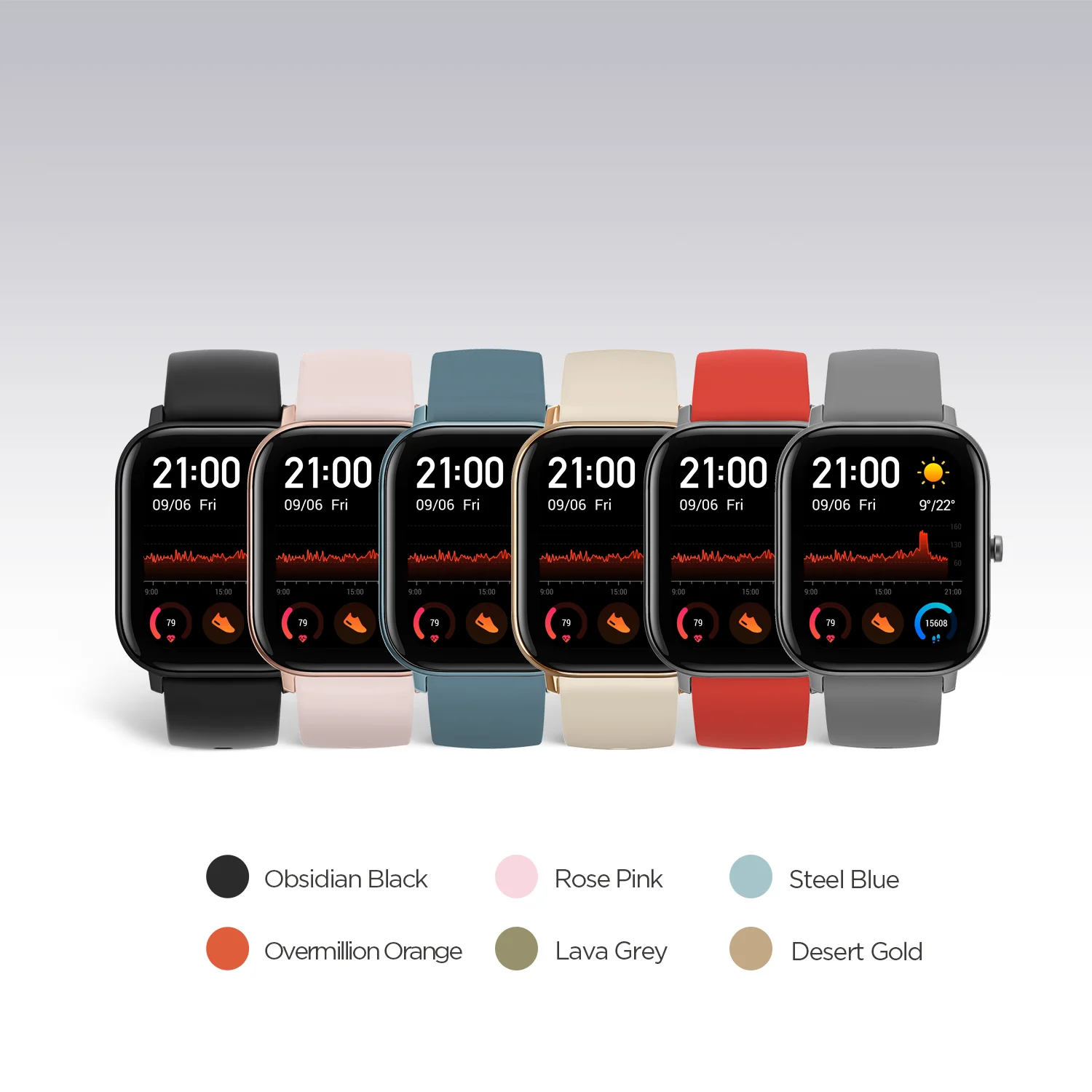 Amazfit-reloj inteligente GTS Original para hombre, dispositivo resistente al agua hasta 5atm, con GPS y batería de 14 días, para Android