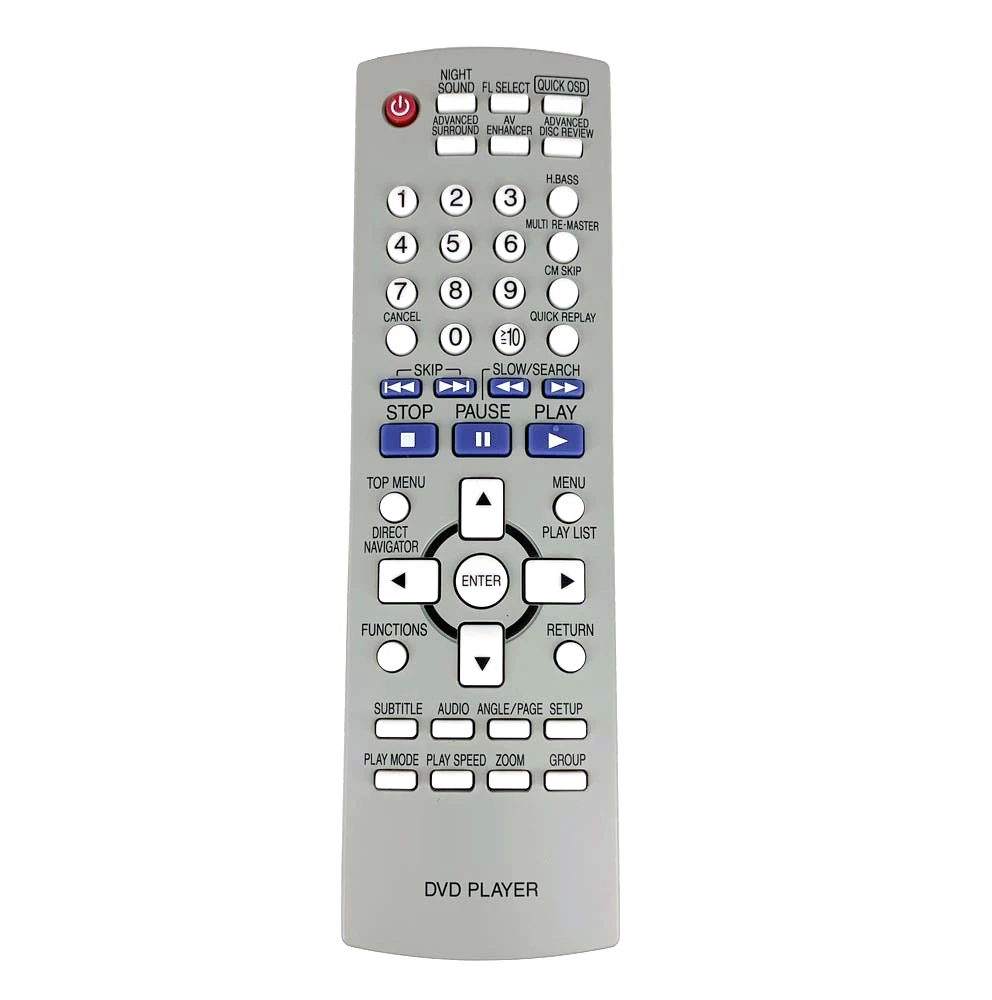 New EUR7631190 Original Remote Control For PANASONIC DVD Player DVDS422PC DVDS42PC DVDS52 DVDS52P