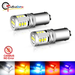 2pcs Canbus H21W BAY9S BAX9S BA9S LED Bulbs For Car Reverse Light,Parking Light,License Plate Light,Interior Dome Light