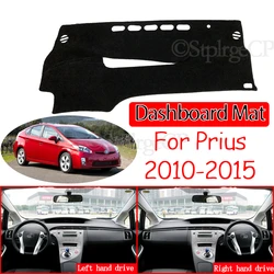 for Toyota Prius 30 2010~2015 Anti-Slip Mat Dashboard Cover Pad Sunshade Dashmat Carpet Car Accessories XW30 2011 2012 2013 2014