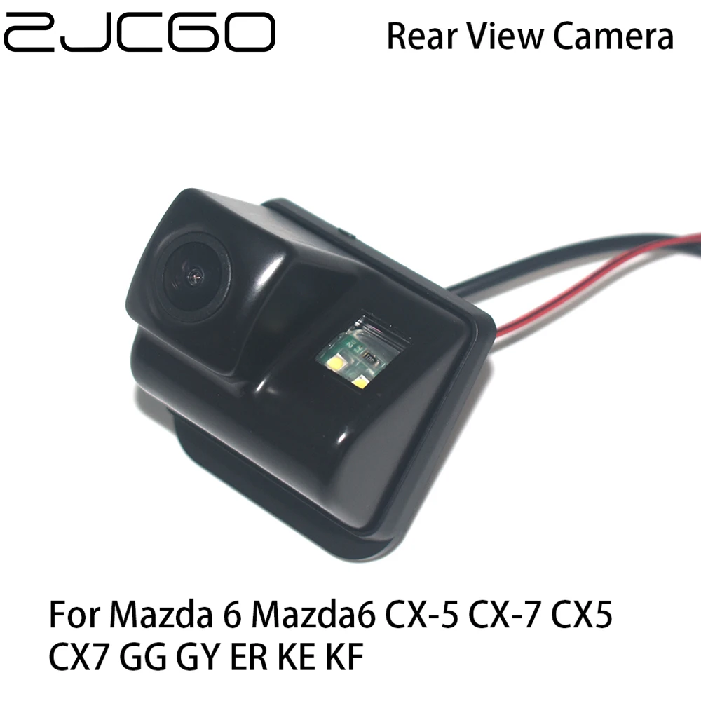 

ZJCGO Car Rear View Reverse Back Up Parking Camera for Mazda 6 Mazda6 CX-5 CX-7 CX5 CX7 GG GY ER KE KF