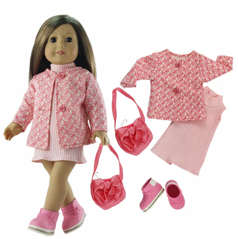 

Fashion Doll Clothes Set Toy Clothing for 18" American Doll Casual Clothes Many Style for Choice