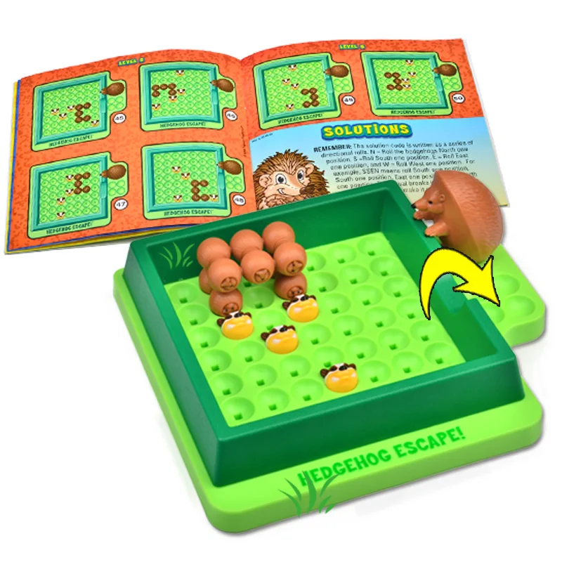 Hedgehog escape toy logic reasoning task maze game early education educational toys 5-6-7 years old Family Party Game