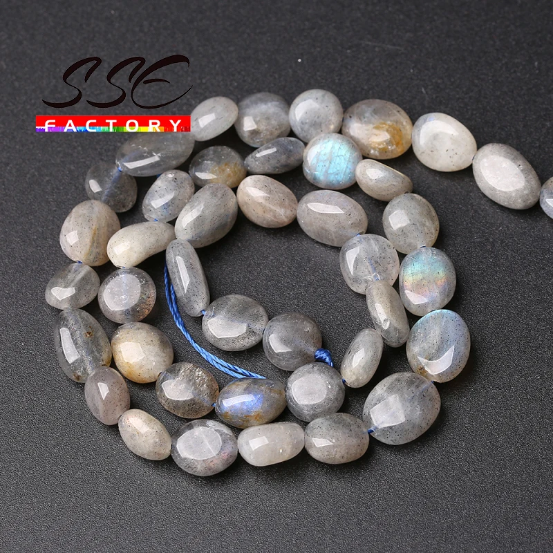 Natural Stone Beads 6-8mm Irregular Labradorite Stone Beads Loose Spacer Beads For Jewelry Making DIY Bracelet Necklace 15inches