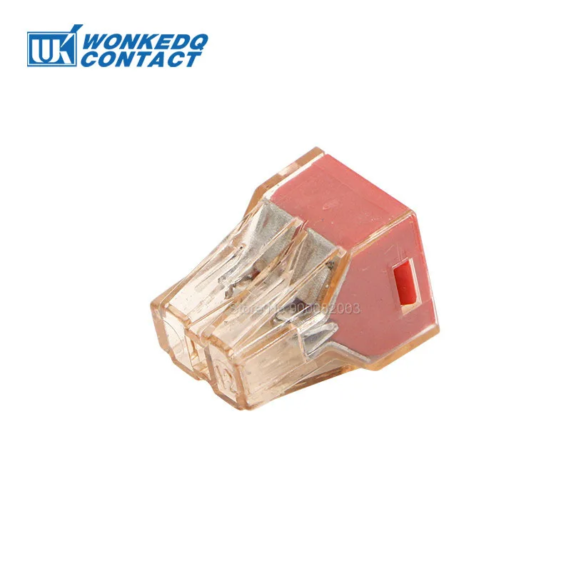 100Pcs 773-604 Push-in Connector Fast Connection 4 mm² 4-Conductor Push Wire Plug Electrical Junction Boxes 773 Terminal Blocks