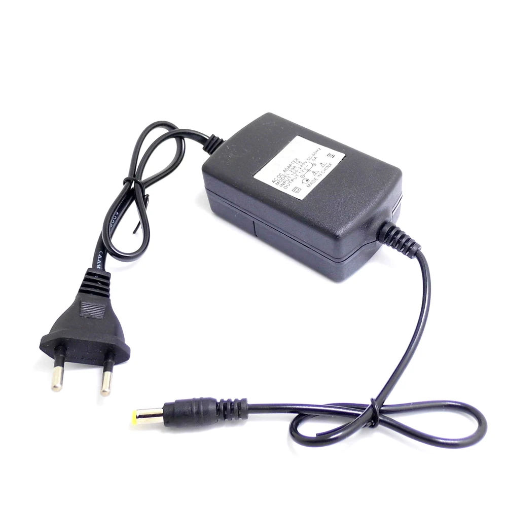 

JIENUO CCTV Camera Accessories EU Plug AC/DC Power adapter charger for AC 100-240V DC 12V 2A (2.1mm * 5.5mm)