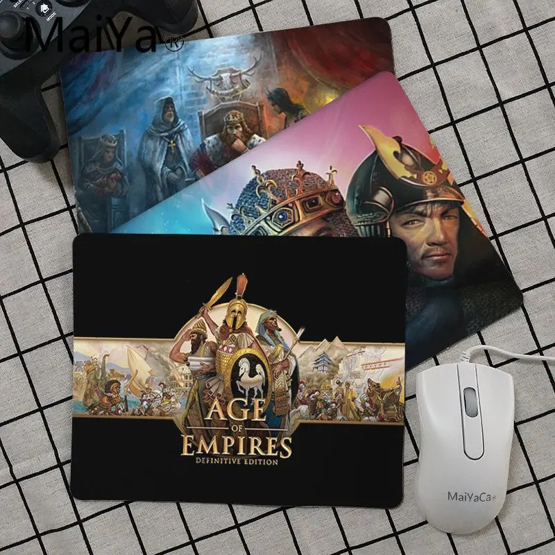 Maiya Top Quality Age of Empires DIY Design Pattern Game mousepad Top Selling Wholesale Gaming Pad mouse