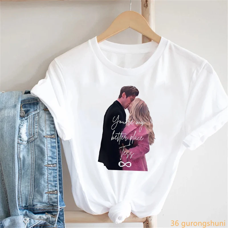 New After We Fell T Shirt Tv Show Garphic Print T-Shirt Sex Women Clothes Female Clothing Short Sleeve T-Shirts 90s Tees Top