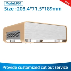 Outdoor Wall Switch Electronics Parts Components Shell Enclosure Pcb Electronic Aluminum Box P01 133.4*55