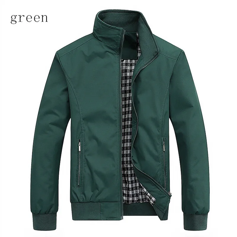 2023 Spring Autumn Casual Solid Fashion Slim Bomber Jacket Male  Overcoat New Arrival Baseball Jackets Men's Jacket M-5XL Top