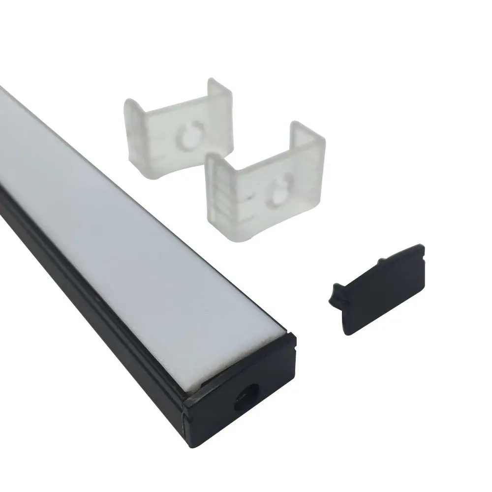 

20 x Black End caps (10pcs in deaf and 10pcs with hole) +20 x Transparent Mounting clips for U02 BACK