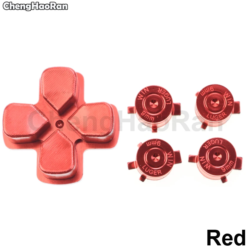 Chenghaoran 1 conjunto para ps4/ps5 teclas de função botão direção para ps4/ps 5 controlador botão gatilho cruz substituição