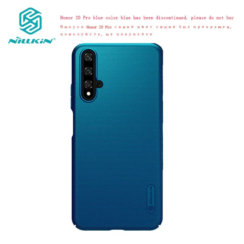 Honor 20 Case NILLKIN Frosted Shield PC Hard Back Cover Case for Huawei Honor 50 Pro 20S 30S Honor20 Nova 5T 9 Casing