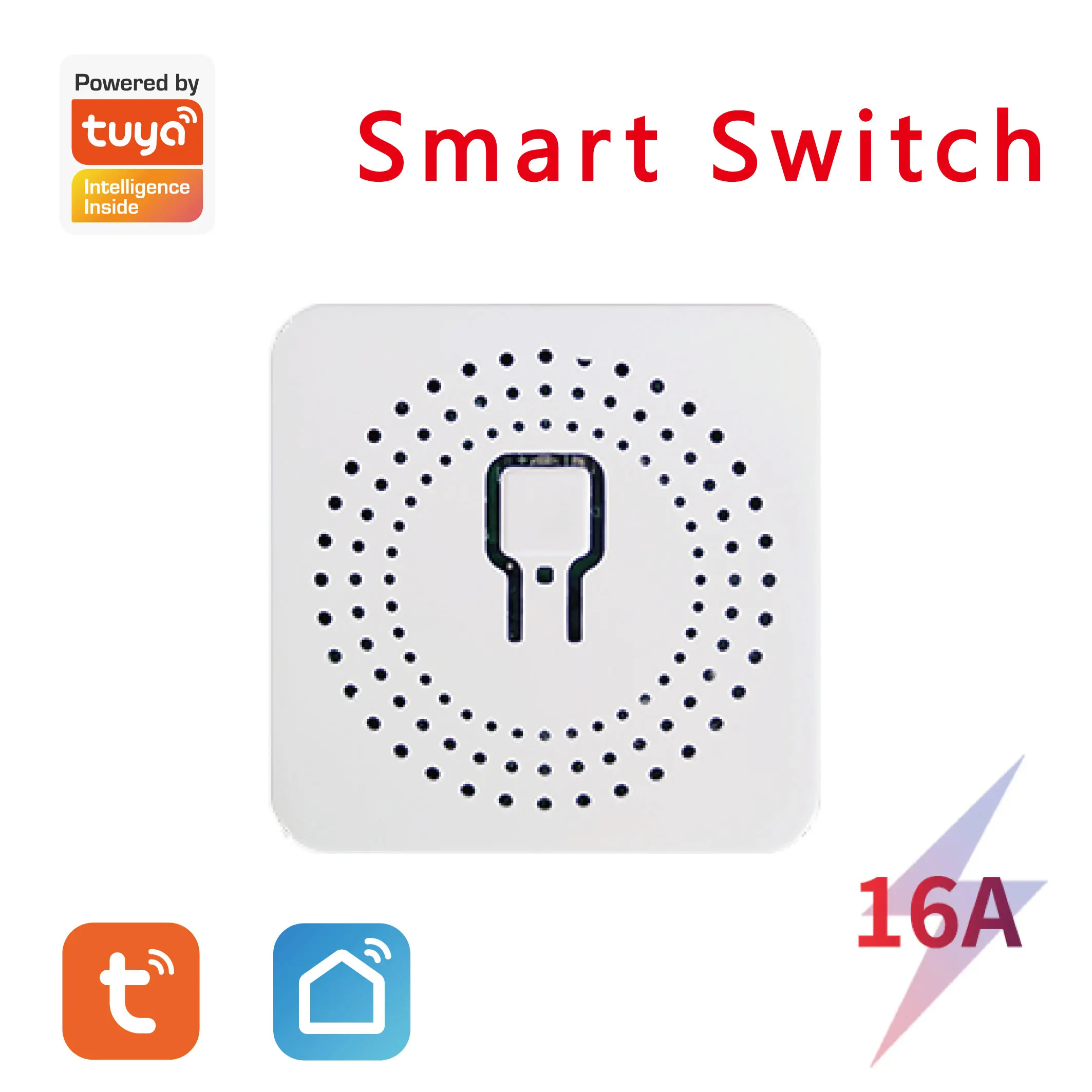 Tuya Wifi Smart MIni Switch Interruptor Zigbee Works with Alexa Google Home 2 Way Voice Control