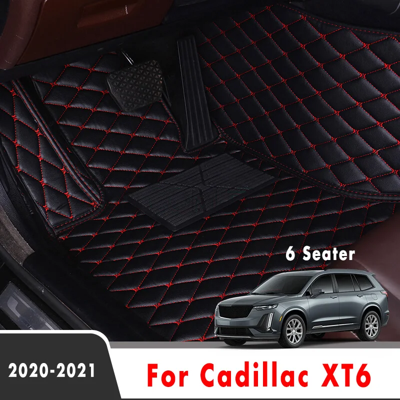 

Автомобильные коврики для Cadillac XT6 2022 2021 2020, 6-местные водонепроницаемые коврики, коврики на заказ, стильные автомобильные аксессуары, чехлы для интерьера