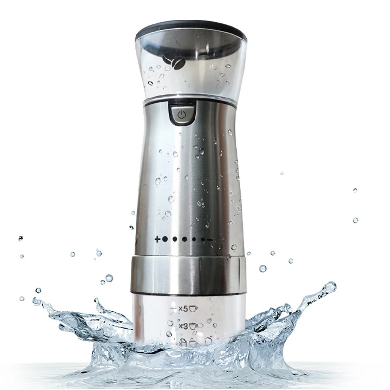 KDL-910 مطحنة حبوب القهوة الكهربائية المحمولة USB مطحنة منزلية أوتوماتيكية ماكينة القهوة الصغيرة سعة 35 جرام