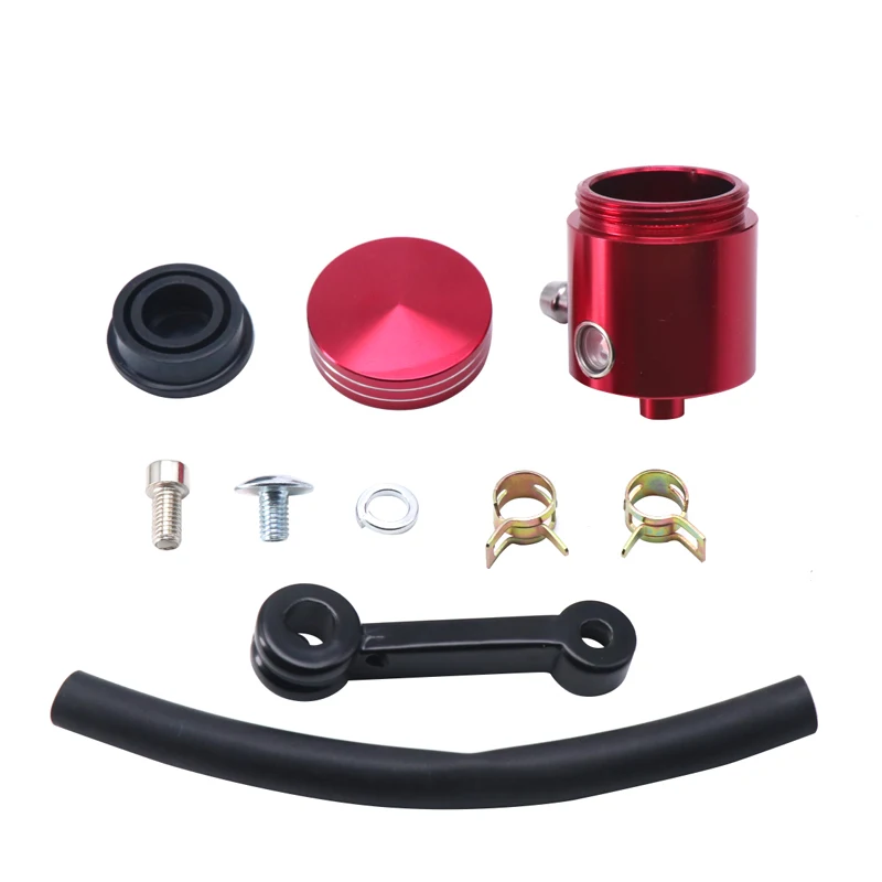 ZSDTRP Motorcycle Brake Fluid Reservoir Clutch Cylinder Tank Oil Fluid Cup For BAJAJ YAMAHA DUCATI Kawasaki Suzuki Honda CBR600