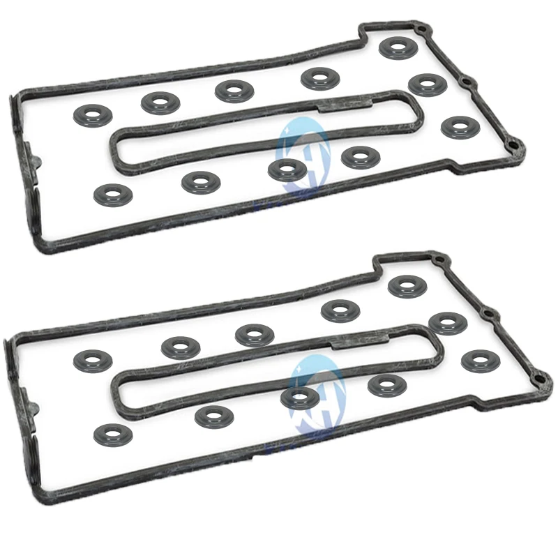 NOWA uszczelka pokrywy zaworów L+R 22 podkładki do silnika BMW E34 E39 E32 E38 M60 M62 11129069872 , 11129069871