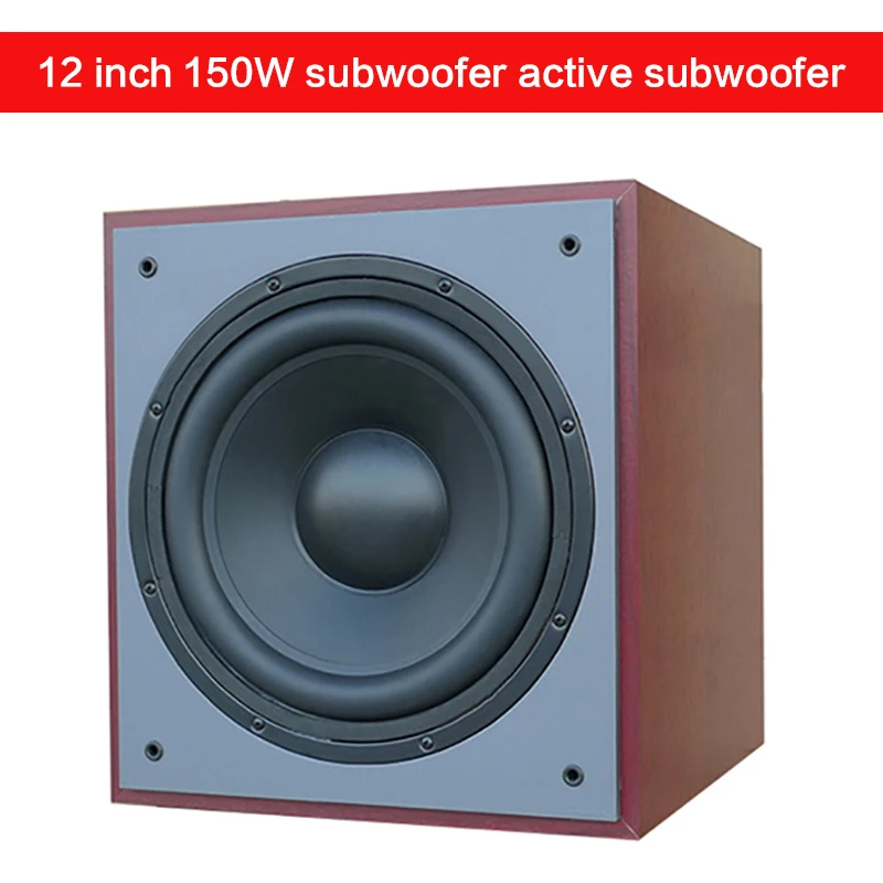 

12-inch 150W High-power Active Speaker Subwoofer Home Theater Enthusiast DIY Subwoofer Karaoke HiFi Audio Long-stroke 50-180Hz