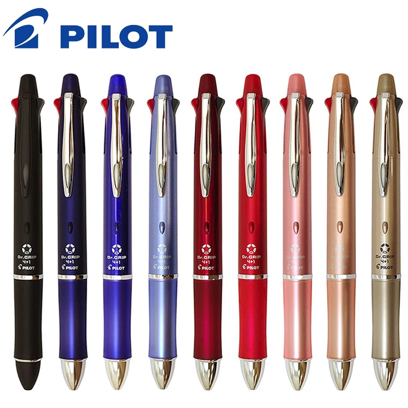 

1pcs Japan PILOT multi pen Dr.Grip 4+1 multi-function ballpoint pen 0.7 four-color ballpoint pen +0.5 automatic pencil BKHDF-1S