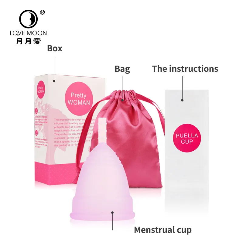 Menstrual Medical Silicon Cup Vaginal Vagina Menstrual Collector Free Shipping Sterilizer Cups Period Silicone Menstruation Care