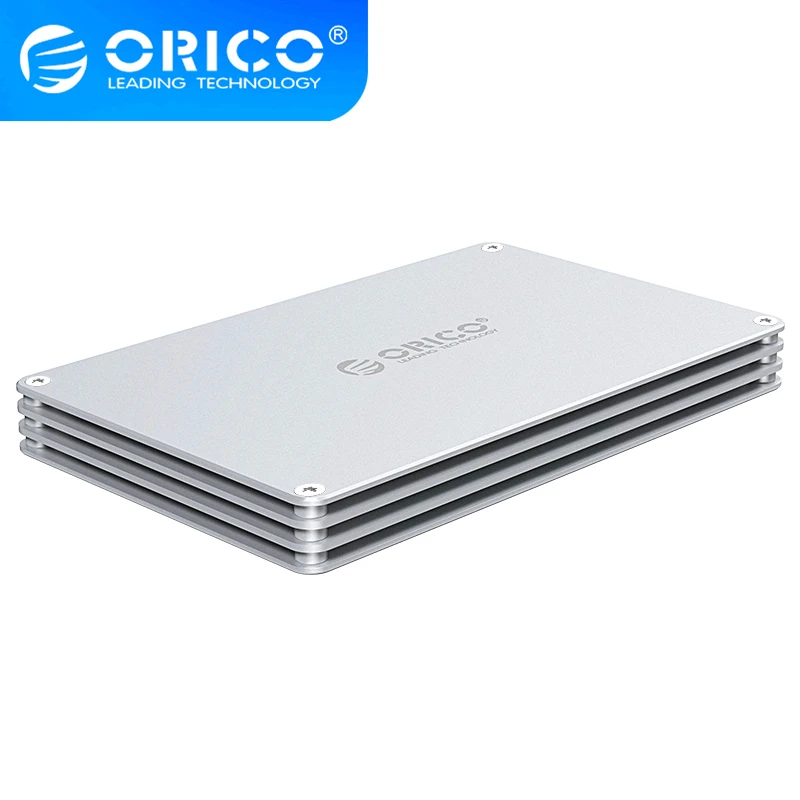 

ORICO 2.5-inch Dual-bay USB3.0 Aluminum Alloy Hard Drive Enclosure External 12V4A Power Supply Transmission 5Gbps 4TB Max