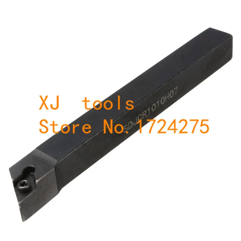 Pastilha de carboneto embutida + 1 peça com sdembutida sdjcl1010 1212 1616 suporte para ferramenta de corte cnc conjunto de torno com 10 peças