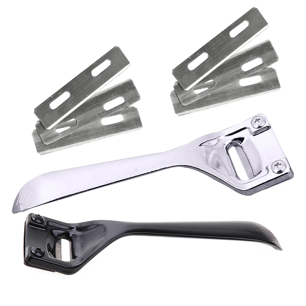 Leather Super Craft Edge Skiving Skiver Metal with 3 Blades Folds Seams Peeler Thinning Shovel DIY Leather Knife Tool