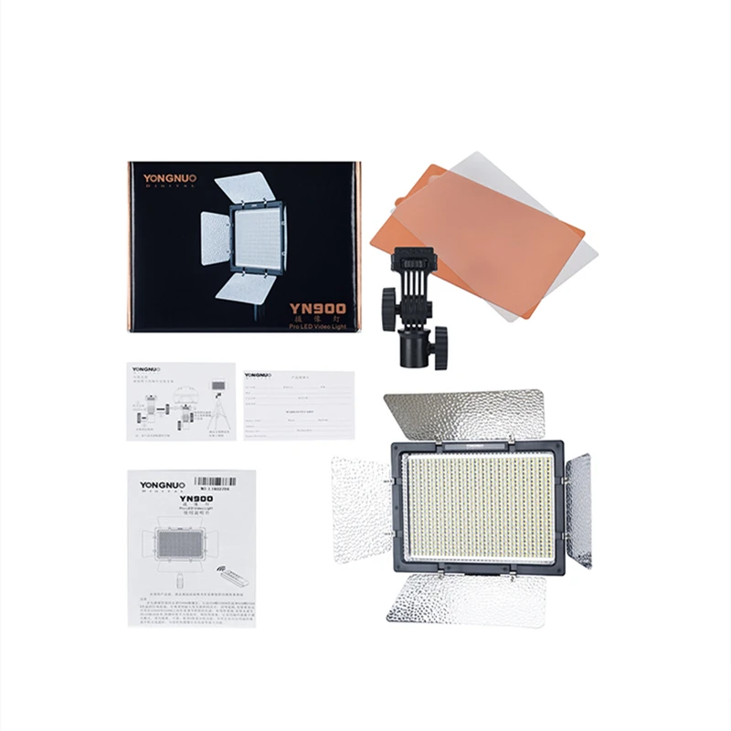 YONGNUO YN900 Đèn LED Video 3200-5500K Bi-Màu Sắc Ánh Sáng Máy Ảnh Phòng Thu Lấp Đầy Đèn Cho Trang Điểm vlog TikTok Phát Sóng Trực Tiếp