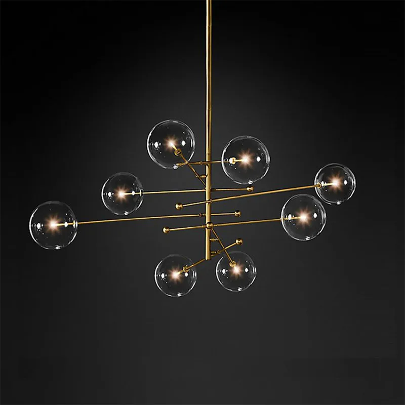 

Europe Modern Creative Concise Style Glass Pendant Light Glass Bubbles Study Livingroom Restaurant Cafe Decoration Lamp