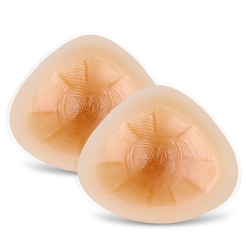 ONEFENG Hot Selling Soft Silicone Fake Breasts Realistic Sexy Boobs Triangle Shape for Crossdresser 400-1600g/Pair