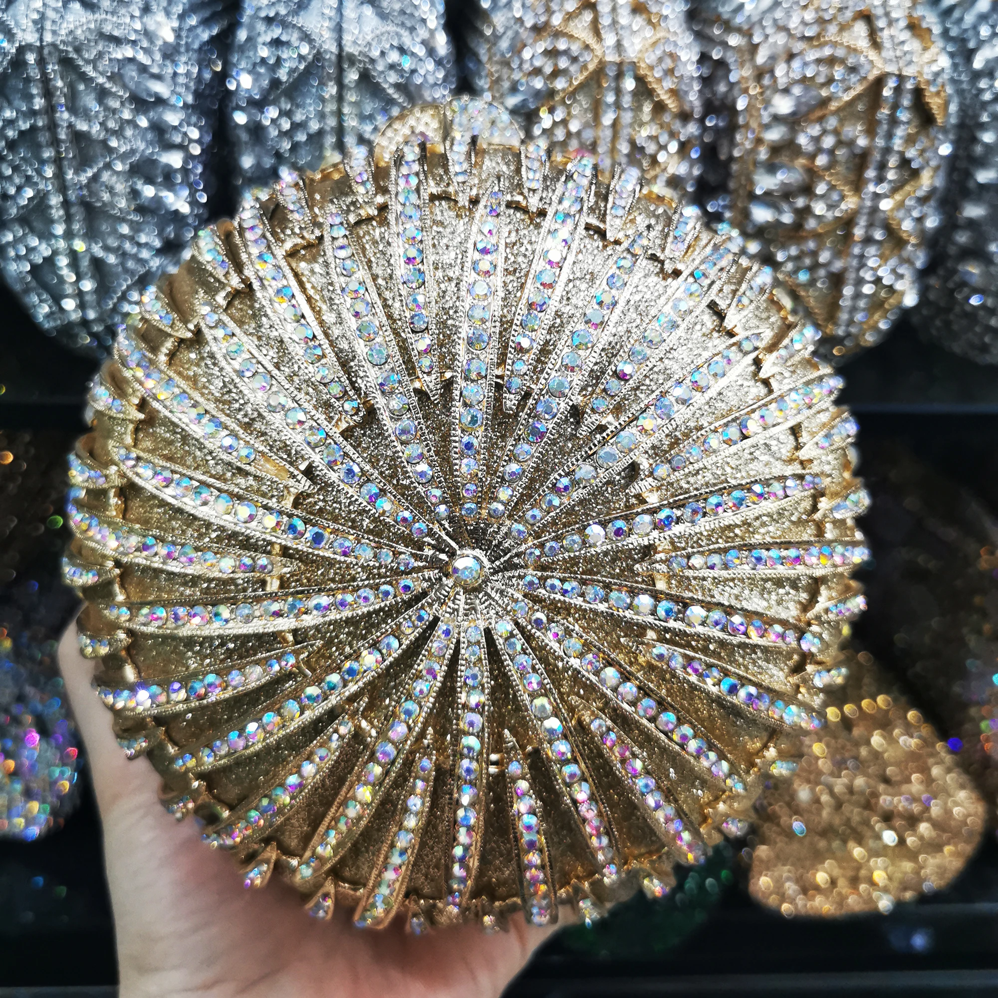 

Новинка 2021, элегантная женская подарочная коробка с кристаллами, клатч, вечерняя сумка-минодьер для свадьбы, свадебные сумки, кошелек с бриллиантами, сумки Bolso Mujer