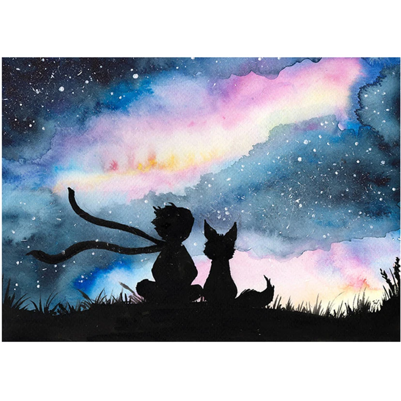 Diamond Painting The little prince New Arrivals Cross Stitch Diamond Embroidery Picture Rhinestones Home Decoration WG1960