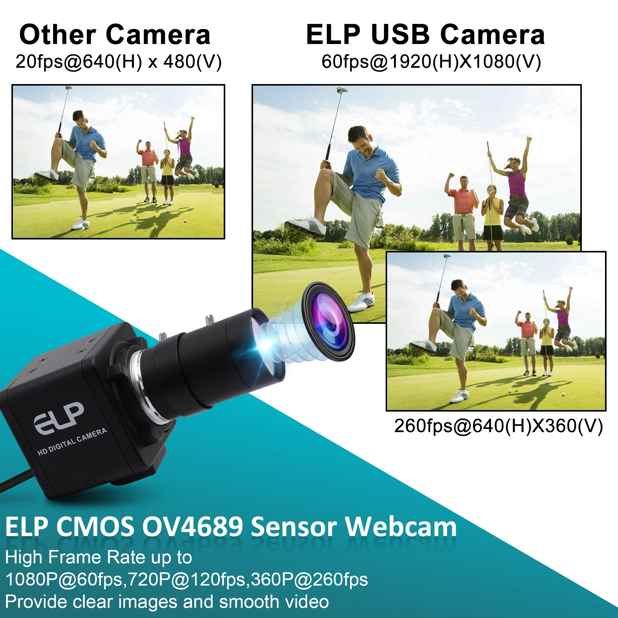 High Speed Webcam MJPEG 260fps 360P/ 120fps 720P/ 60fps 1080P OmniVision OV4689 CMOS USB Web Camera With Varifocal CS Lens H48b206ca54974e628ee761cb94a4d498P