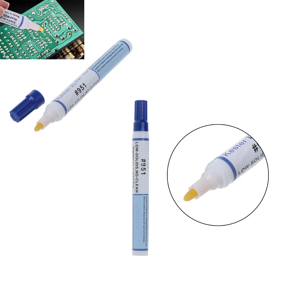

2Pcs Kester 951 10ml Soldering Rosin Flux Pen Low-Solid Non-clean Rosin DIY Solder Power Cleaning-free Welding Pen