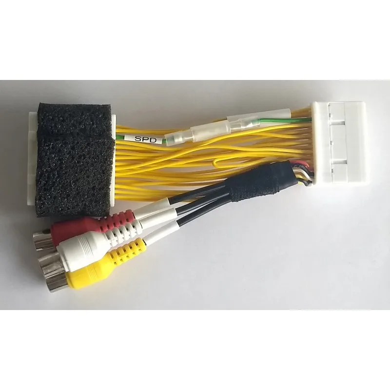 AV Video Audio Cable for Toy.ota Touch 2 and Entune OEM Monitors Head Units