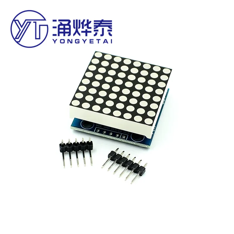 

YYT MAX7219 dot matrix module control module single chip microcomputer control drive LED display module RED color