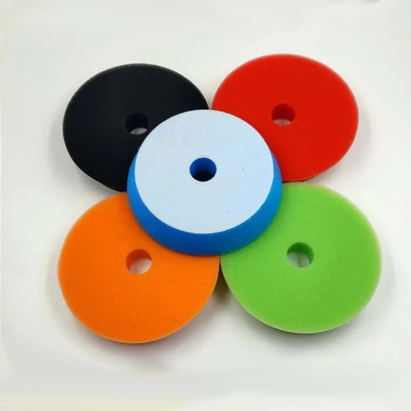 6 "/7" 5 Buah/Lot Multi-warna Miring Spons Poles Disk Mobil Roda Buffing