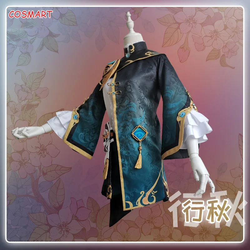 

Anime Genshin Impact XingQiu Cosplay Costume Battle Game Suit Uniform XING QIU Halloween Costumes For Women Men Customized 2021