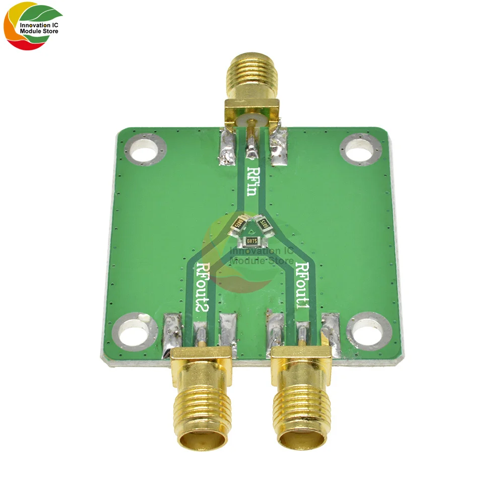 6dB 1 Minute 2 5G RF Microwave Resistor Power Distributor Microwave Module Board Power Splitter Radio Frequency Divider SMA-K