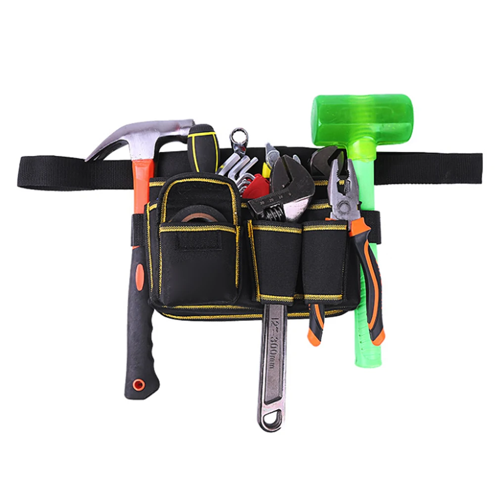 Multi Function Tools Belt Bag Multi-Pockets Oxford Electricians Technician Work Tool Storage Organiser Waist