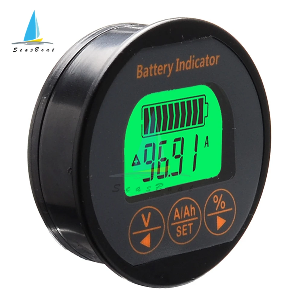 TR16 Waterproof Battery Capacity Indicator DC 8-80V 50A 100A 350A Battery Tester Voltmeter Ammeter Voltage Current Meter