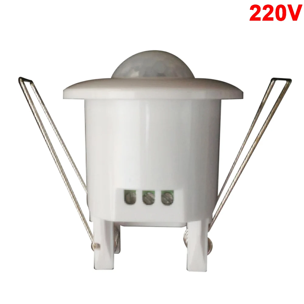 Mini 12V 220V Led pir motion sensor switch 140 /360 Degree Adjustable Security Ceiling PIR Infrared Body Motion Sensor Switch