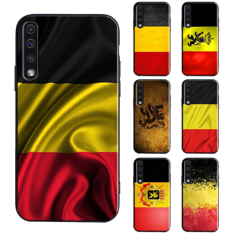 Belgium Coat of Arms Flag Phone Case For Samsung A12 A32 A52 A72 A50 A70 A51 A71 A11 A31 A02 A10 A20 A30 S A20e A21S